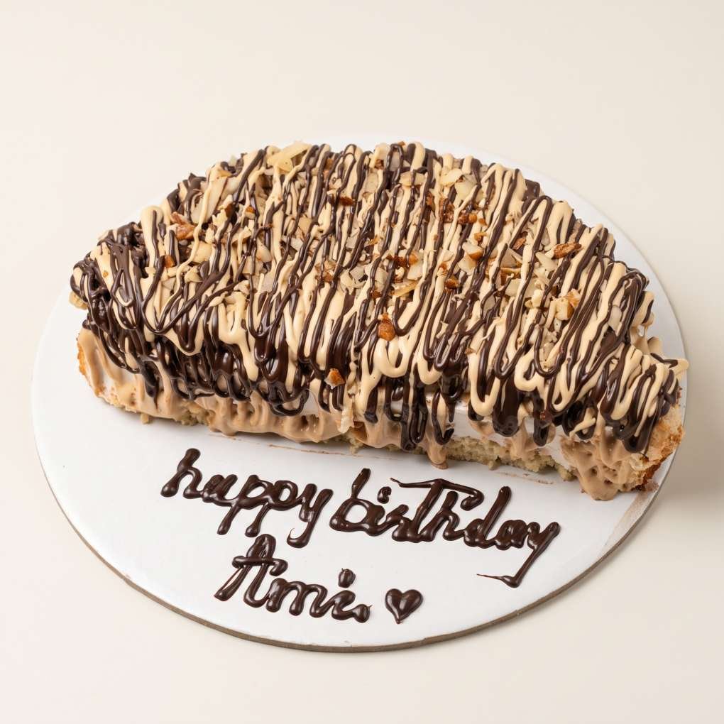Caramel Crunch Peanut Cake